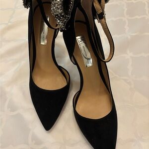 INC International Concepts Black Heels with Embellishments